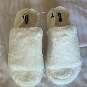 DKNY sling back slippers